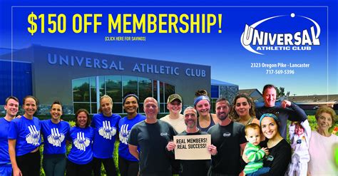 Fitness Center Membership Lancaster, PA | Universal Athletic Club