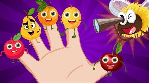 Finger Family Fruits Song - Nursery Rhymes & Kids Songs | Hahatoons Songs - YouTube