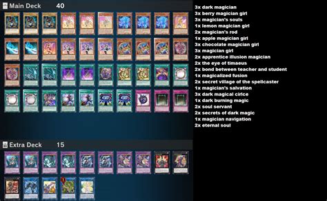 dark magician deck (master duels and irl) : r/Yugioh101