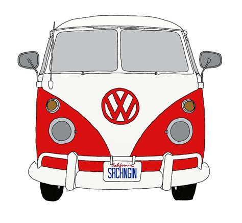 Vw Bus Drawing Tekening Idee 1568 | The Best Porn Website