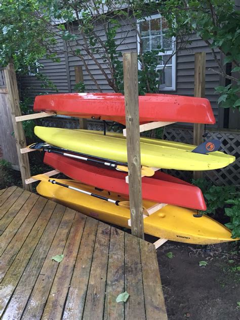 Pin by Jennifer Landrie Dergousoff on Home Decor/Design | Kayak storage, Diy kayak storage ...