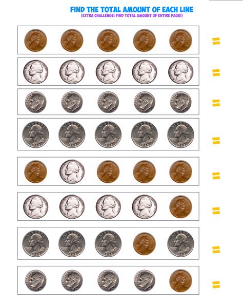 Teaching Coins First Grade