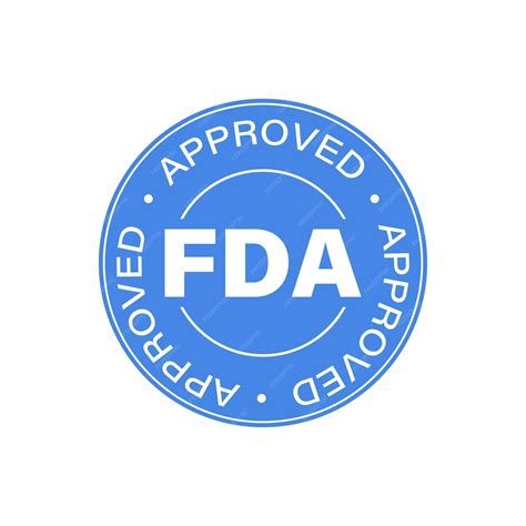 Premium Vector | Vector FDA approved Food and Drug Administration badge ...