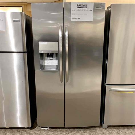 Frigidaire Gallery 25.6 cu ft Side by Side Refrigerator – Stainless Steel – All In Stock Today!