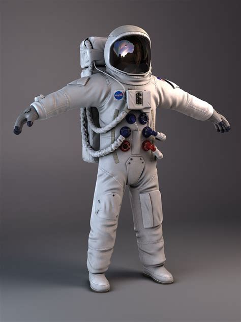 NASA Astronaut Apollo | 3D model | Astronaut suit, Astronaut design, Space suit