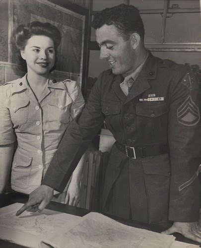 John Basilone Talks with Margaret Beerworth, September 194… | Flickr