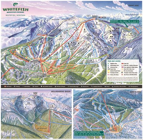 Whitefish Mountain Resort Trail Map