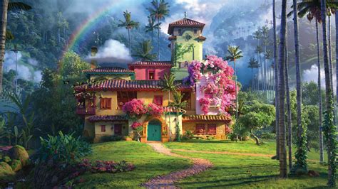 Download wallpaper 1920x1080 adorable house, animation movie encanto, full hd, hdtv, fhd, 1080p ...