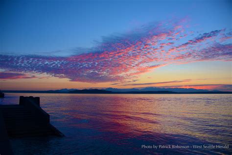 Alki Beach sunset 7-30-13 | Sunset, Beach sunset, Favorite places