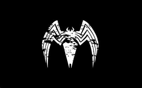 Venom, Logo, Minimal, , Background, F395d3, black spider logo HD ...