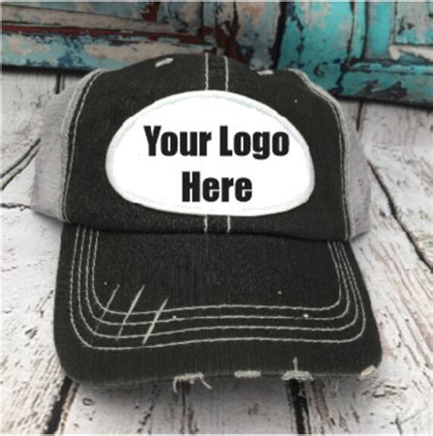 Logo Hat Custom hats Design your own hat Logo Patch hat | Etsy