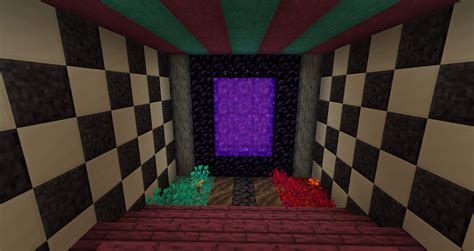 Minecraft Nether Portal Room Ideas