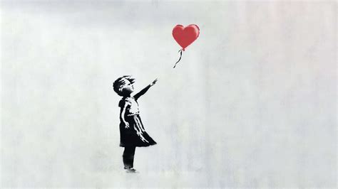 Banksy Baloon Girl Painting WQHD 1440P Wallpaper - Pixelz.cc