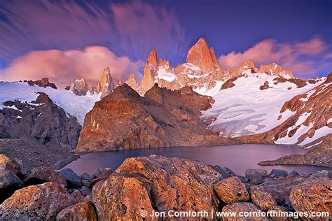 Laguna de los Tres Sunrise Clouds 1 Photo, Picture, Print | Cornforth ...