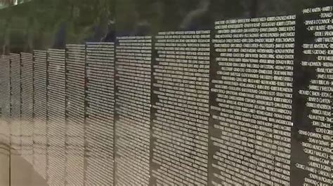 Replica of Vietnam Veterans Memorial Wall on display in Peoria