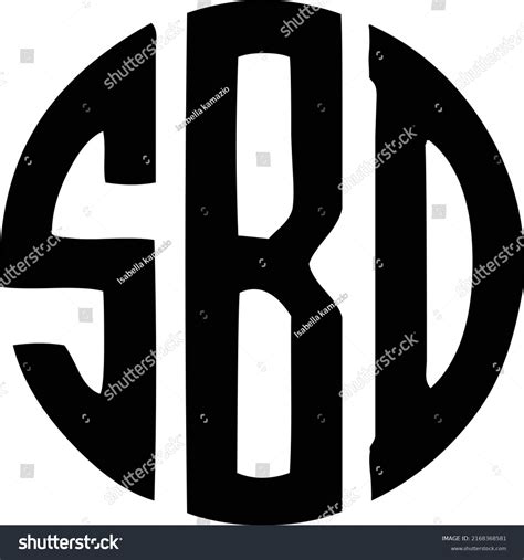 Sbd Letter Monogram Logo Design Stock Vector (Royalty Free) 2168368581 ...