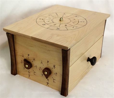 Mysterious Wood Puzzle Box — Cryptic Woodworks