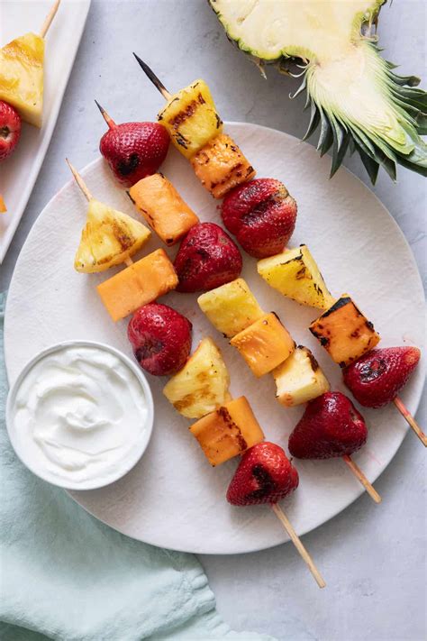 Best Grilled Fruit Skewers With Chocolate Syrup Recipes