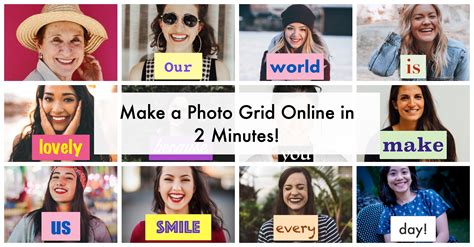 Free Online Photo Grid Maker - PicMyna.com