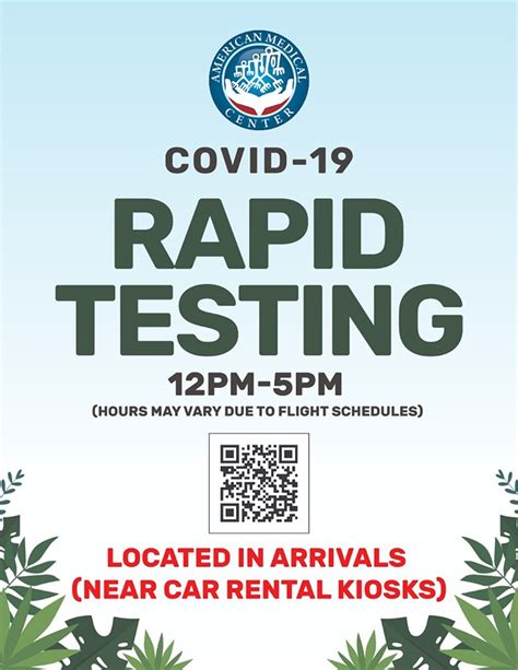 Outbound COVID-19 Testing Available at the Guam Airport | Press Releases | Media Center ...