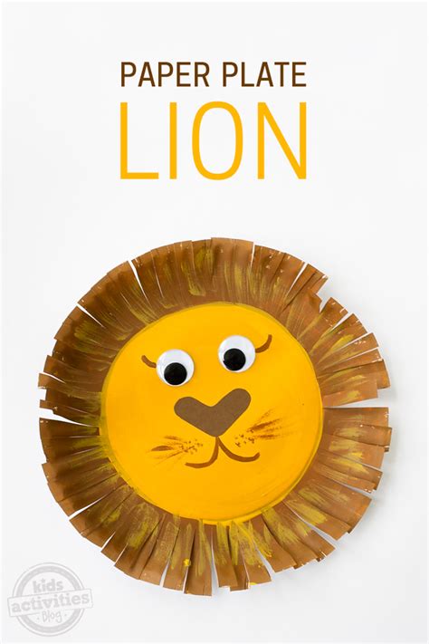 Adorable Paper Plate Lion Craft | Kids Activities Blog
