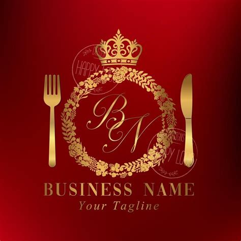 Custom Logo Design, Custom Logos, Catering Logo, Cute Bakery, Baking Logo, Rose Gold Initial ...