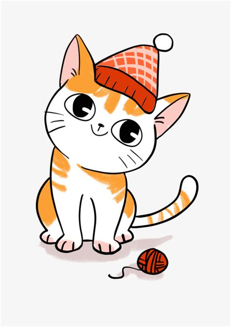 Kitten Cartoon Drawing | Free download on ClipArtMag