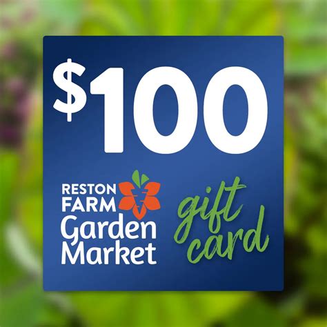 Buy $100 Gift Card for Plant & Food Lovers 🪴 Reston Farm Garden Market