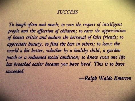 Ralph Waldo Emerson Quotes Success - ShortQuotes.cc