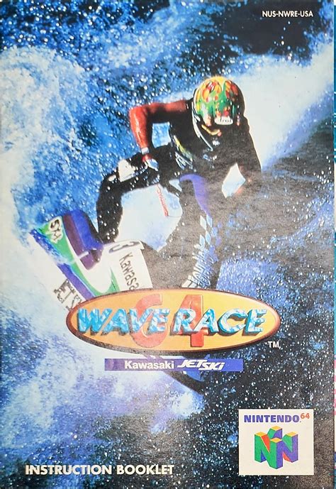 Wave Race 64 Instruction Booklet Nintendo 64 (N64) Manual