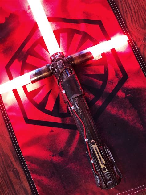 SERVICE Kylo Ren Crossguard Lightsaber Emitter Heatstaining | Etsy