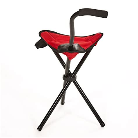 The Lakeside Collection Walking Cane Seat - Walking Cane for Balance with Chair for Seniors ...