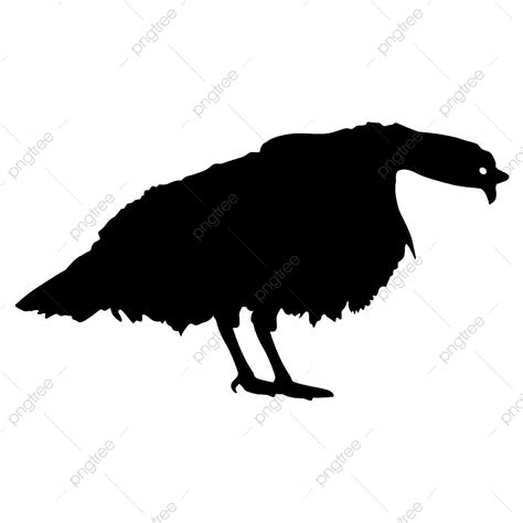 White Black Background Silhouette PNG Images, Silhouette Black Turkey ...