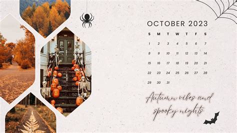 October 2023 Calendar Wallpapers - Top Free October 2023 Calendar Backgrounds - WallpaperAccess