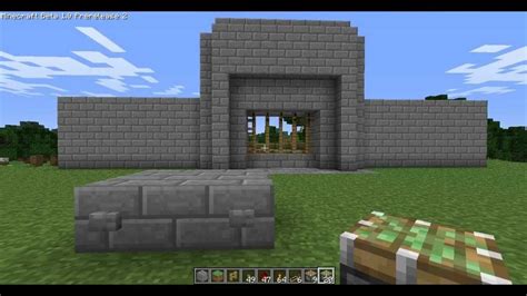 Minecraft Castle Gate Redstone