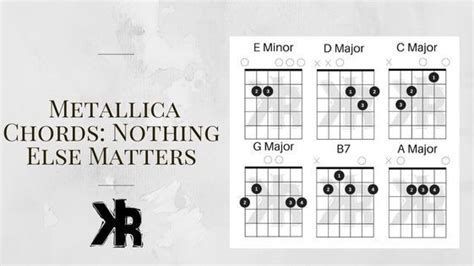 Metallica Chords: Nothing Else Matters