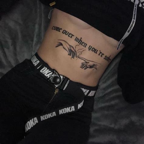 Pin on Tattoos | Lil peep tattoos, Stomach tattoos women, Belly tattoos