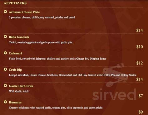 Red Star Diner menu in Temperance, Michigan, USA