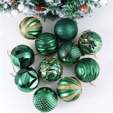 Christmas Balls Ornaments for Xmas Christmas Tree - Shatterproof Christmas Tree Decorations ...