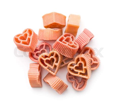 heart shaped pasta | Stock image | Colourbox