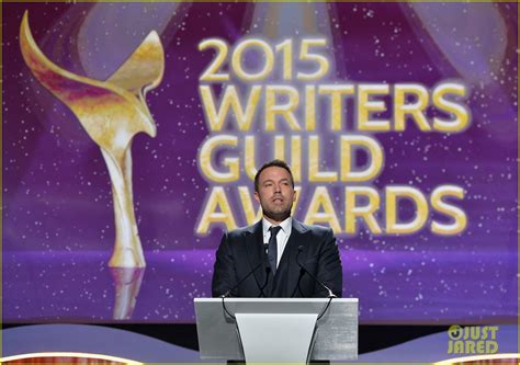 Ben Affleck Takes the Stage at Writers Guild Awards 2015: Photo 3304894 | Ben Affleck, James ...
