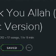 Maher Zain's album Thank You Allah as presented on Spotify in original ...