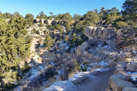 Hike to Ooh Aah Point on South Kaibab Trail (winter December pics ...