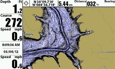 Lake Allatoona Fishing Map - Draw A Topographic Map