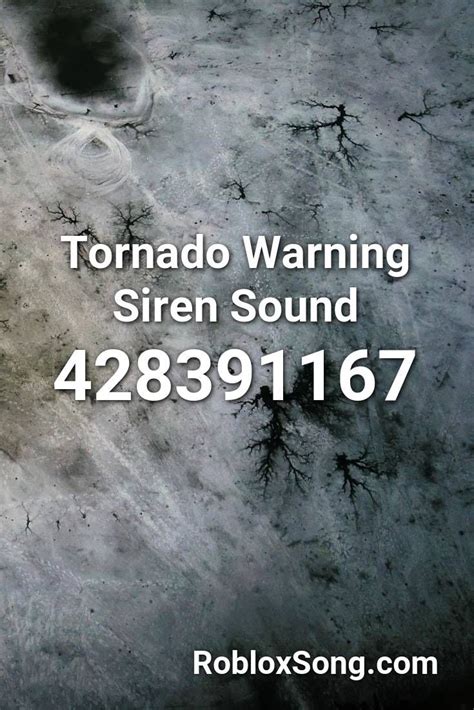 Tornado Warning Siren Sound Roblox ID - Roblox Music Codes