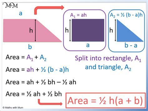 How to Find the Area of a Trapezium - Maths with Mum