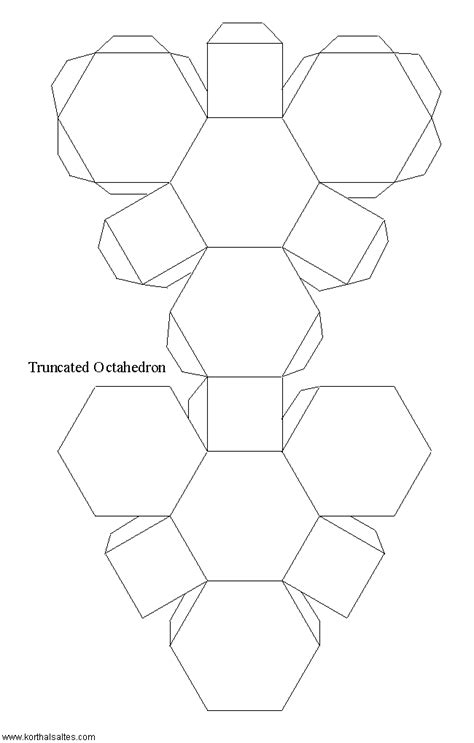 Paper Truncated Octahedron