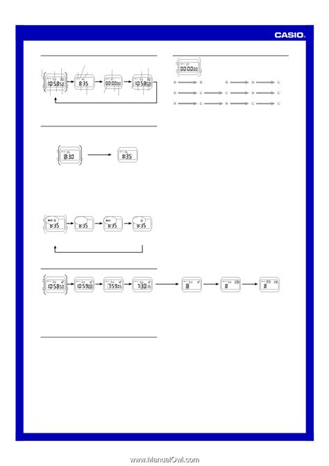 Casio F91W-1 | Operation Guide