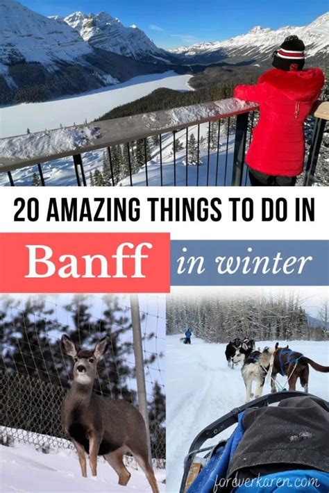 20 Epic Activities To Do In Banff This Winter - Forever Karen