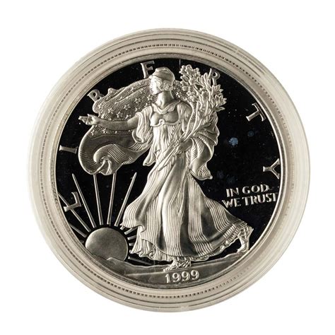 1999 $1 Proof American Silver Eagle Coin - BK Auctions